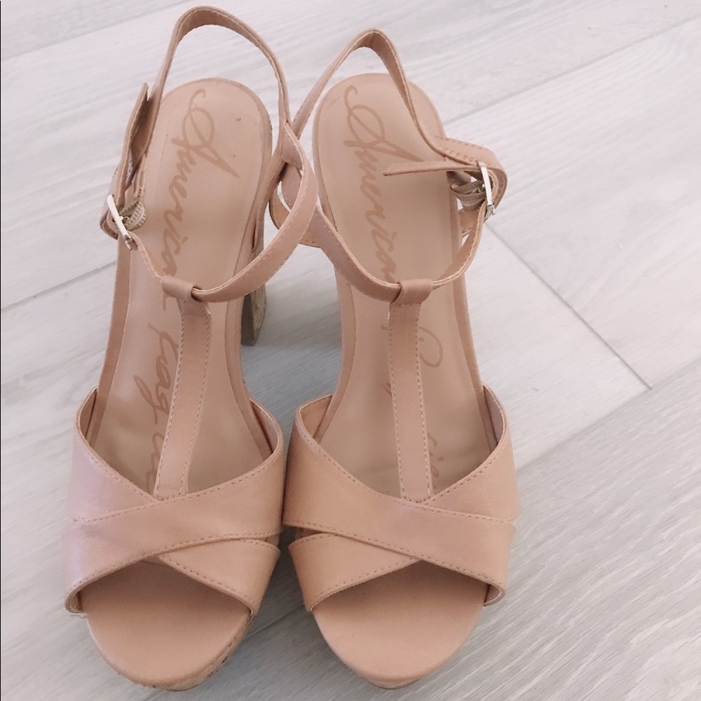 Nude Strappy Heels